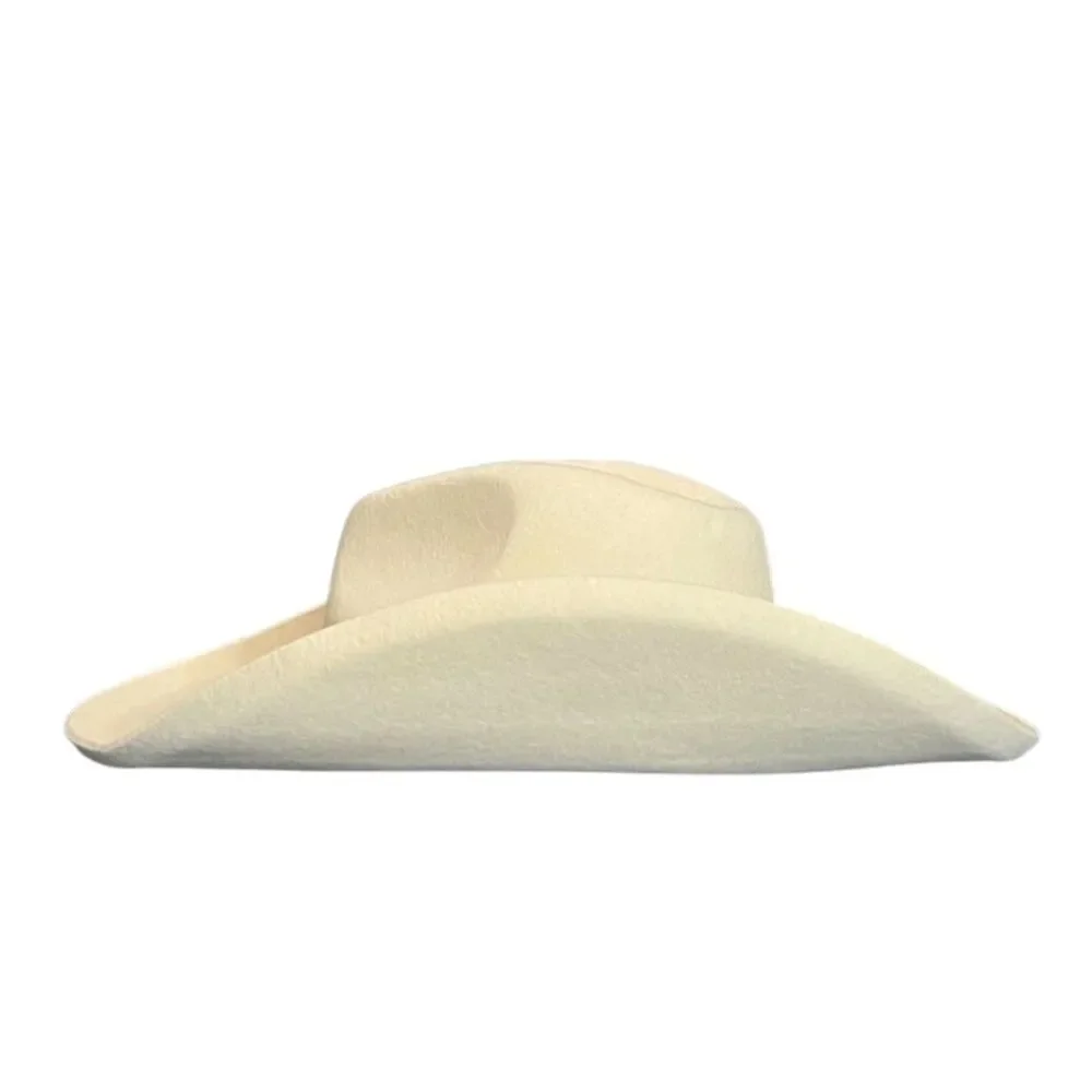 Lack Of Color Ivory Melodic Fedora Hat Unisex S Party All Seasons Western Rodeo